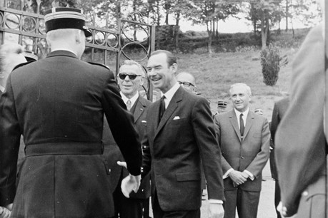 S.A.R. le Grand-Duc Jean laisse un discours européen très marquant et toujours d’actualité. (Photo: HISAAJ000377N01, collection du CNA)