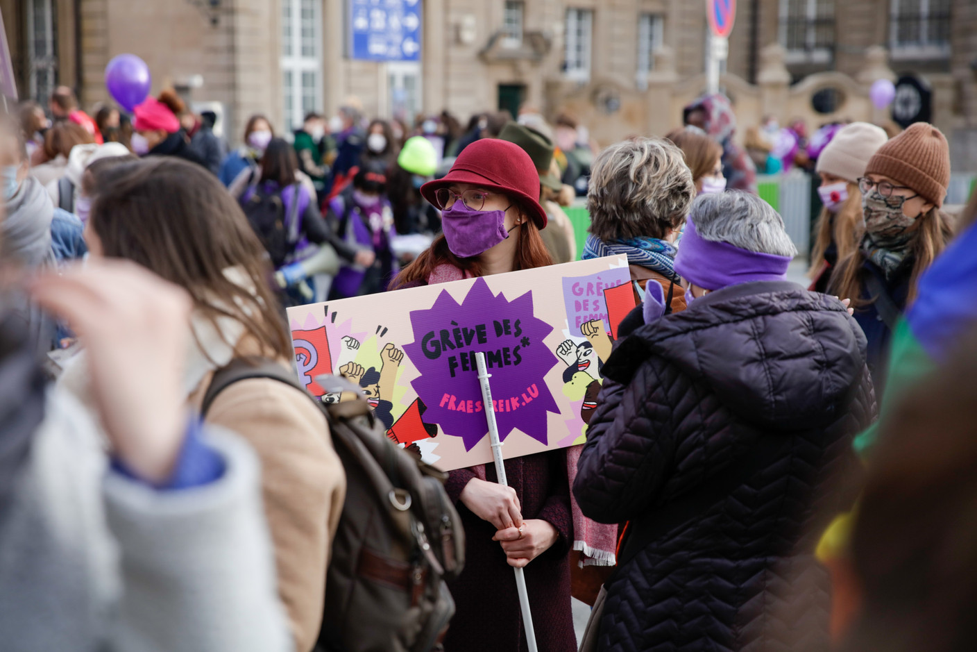 Il s’agit de la deuxième édition de la Grève des femmes. (Photo: Romain Gamba / Maison Moderne)