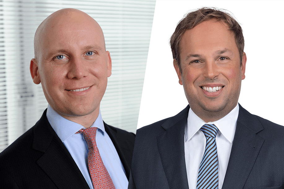 Jiří Król, global head of the Alternative Credit Council, and Matthias Kerbusch (on the right), a Luxembourg-based partner at Dechert, were co-authors of a recent analytical survey on private credit funds. Photos: Dechert, Montage: Maison Moderne