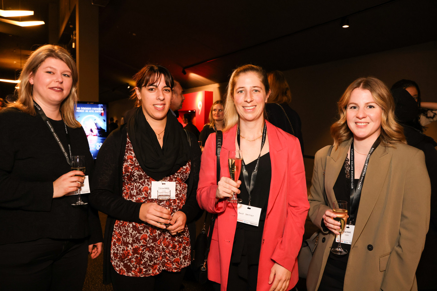 Marie Sattler, Malvina Magi, Annick Baustert et Lisa Haas (CGDIS). (Photo: Eva Krins/Maison Moderne)