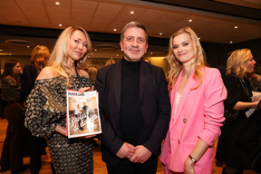 Elena Gromova (Fashion Business Lab), Thierry Labro (Paperjam) et Alina Golovkova (Alina Golovkova - Public Relations Agency). (Photo: Eva Krins/Maison Moderne)