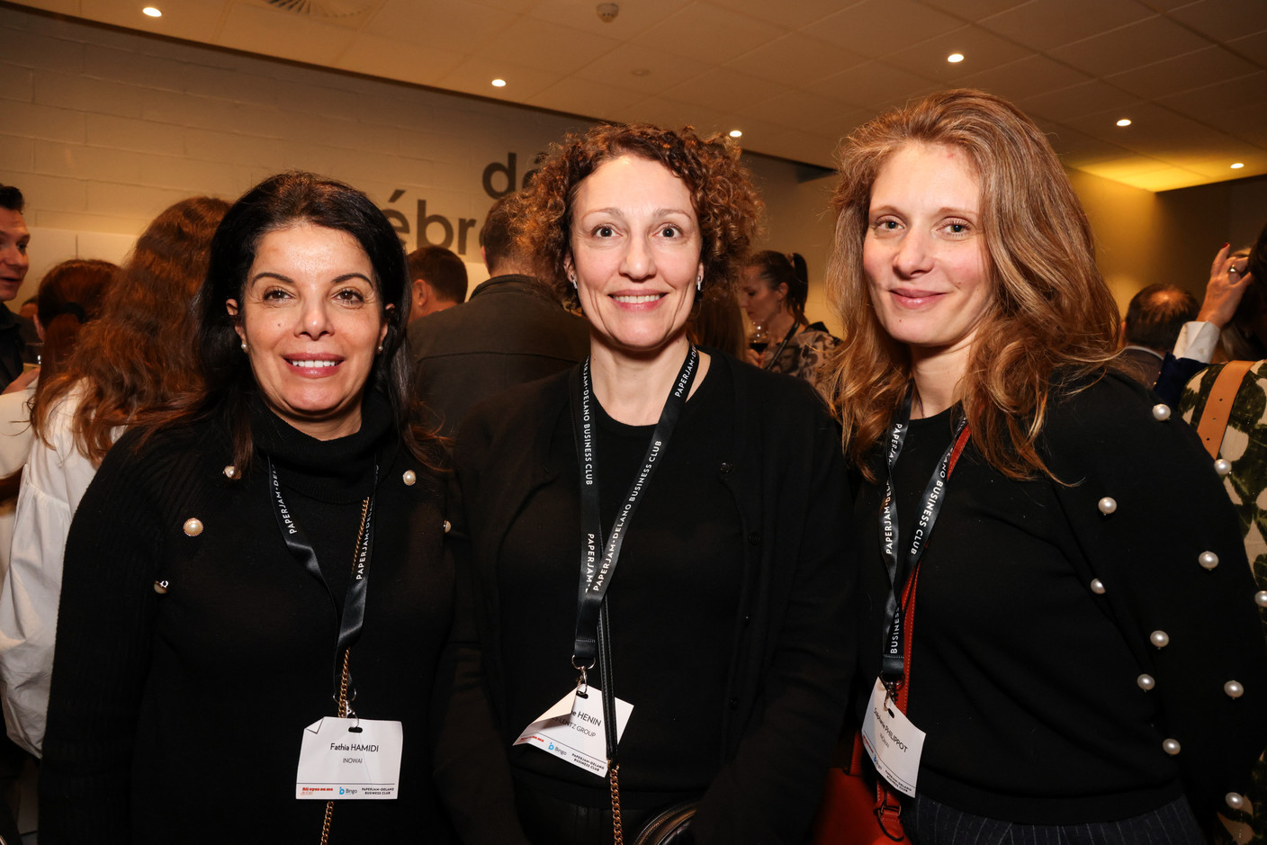 Fathia Hamidi (Inowai), Catherine Henin (Sales-Lentz Group) et Stéphanie Philippot (Inowai). (Photo: Eva Krins/Maison Moderne)