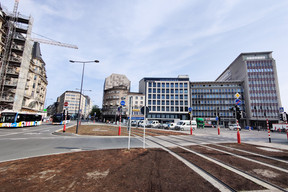 Place de la Gare in August 2022. Photo: Christophe Lemaire/Maison Moderne