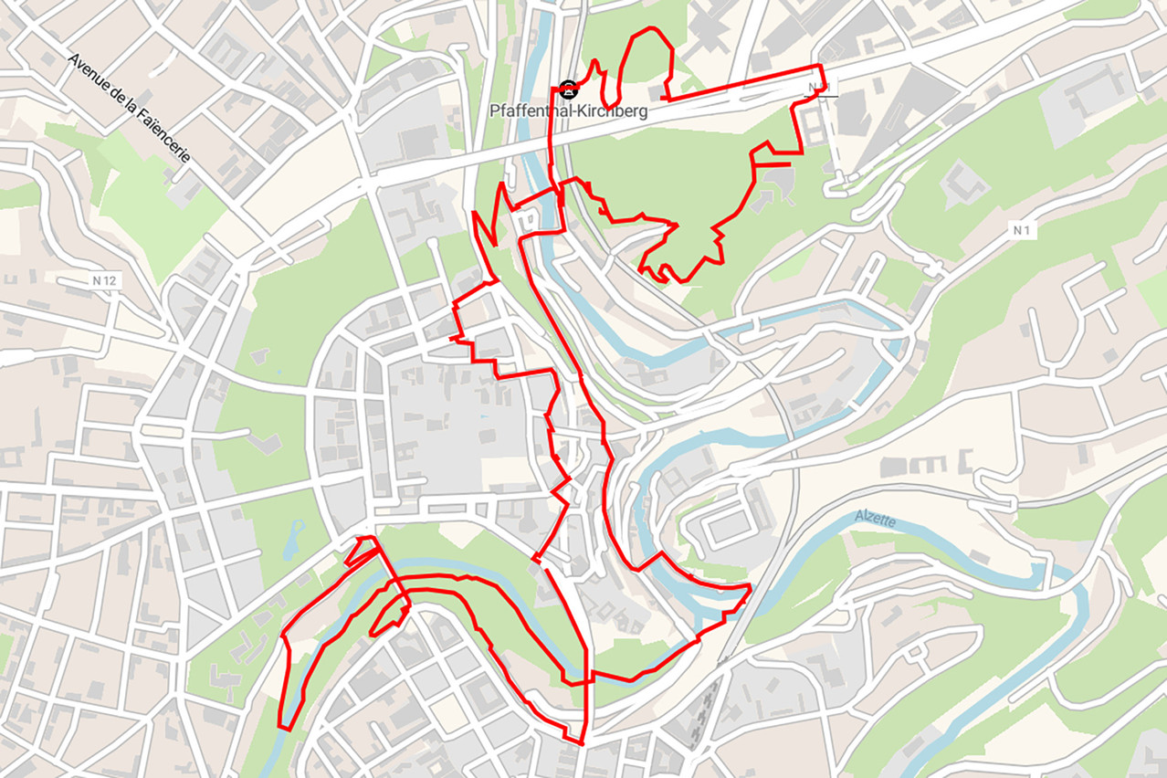 Un tracé de 10km, que le groupe de FatBetty.Run parcourt en une heure environ. (Photo: Maison Moderne)