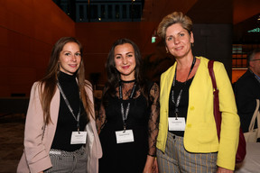 Emilie Scheidt (Savile Law), Nicoleta Puscasu (JLL) and Krisztina Benczik (CNFPC). Photo: Eva Krins/Maison Moderne