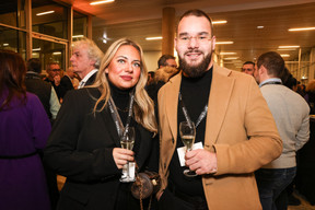 Noémie Neves et Thomas Holter (Zenit Luxembourg). (Photos: Marie Russillo/Maison Moderne)