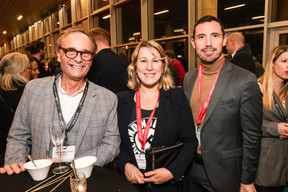 Philippe Guilloteau (Workinov), Esther Pierard et Mikaël Spezzacatena (Paparjam+Delano Business Club). (Photos: Marie Russillo/Maison Moderne)