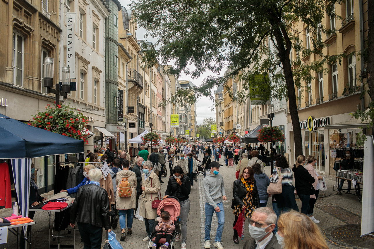 The annual braderie in Luxembourg City is scheduled for Monday 4 September 2023. Archive photo: Matic Zorman / Masion Moderne