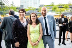 Alberta Brusi (CEO de  Citibank), Emmanuelle Thivollard (Maison Moderne) et Mathieu Mathelin (Maison Moderne) (Photo: Patricia Pitsch / Maison Moderne)