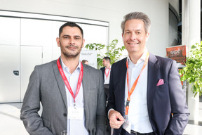Ray Zubairi (Maison Moderne) et Dirk Lichtherz (Colin&Cie Luxembourg). (Photo: Marie Russillo / Maison Moderne)
