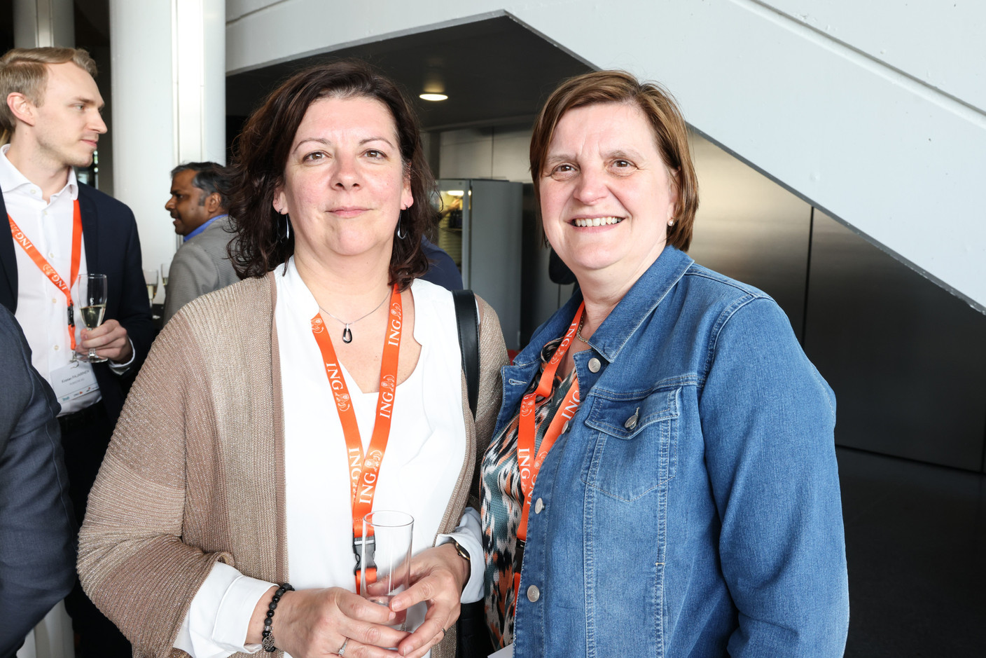 Elise Jacobs et Lutgart Debrabander (ING). (Photo: Marie Russillo / Maison Moderne)