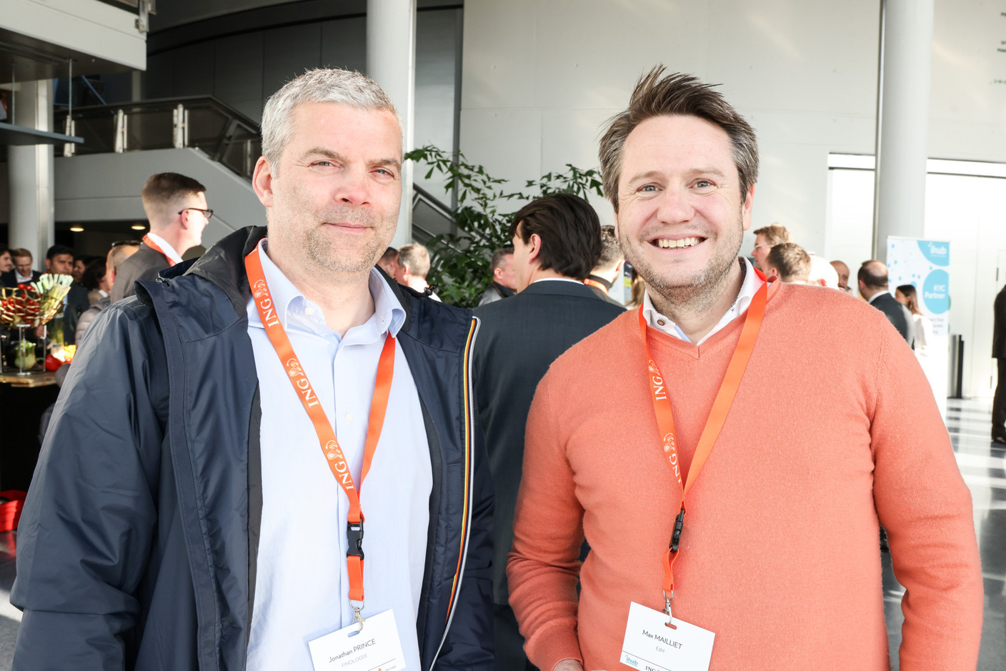 Jonathan Pince (Finologee) et Max Mailliet (E2M). (Photo: Marie Russillo / Maison Moderne)