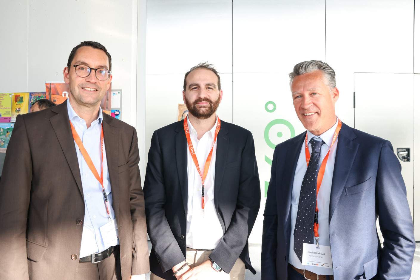 Yves Cheret (CSC Luxembourg Services), Thomas Czertow (Future is Data) et Dimitri Davreux (Adveci Advisors). (Photo: Marie Russillo / Maison Moderne)