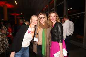 Genna Elvin (Tadaweb), Joanna Grodecki (Luxembourg For Finance) et Gosia Kramer (The Office). (Photos: Eva Krins/Maison Moderne)