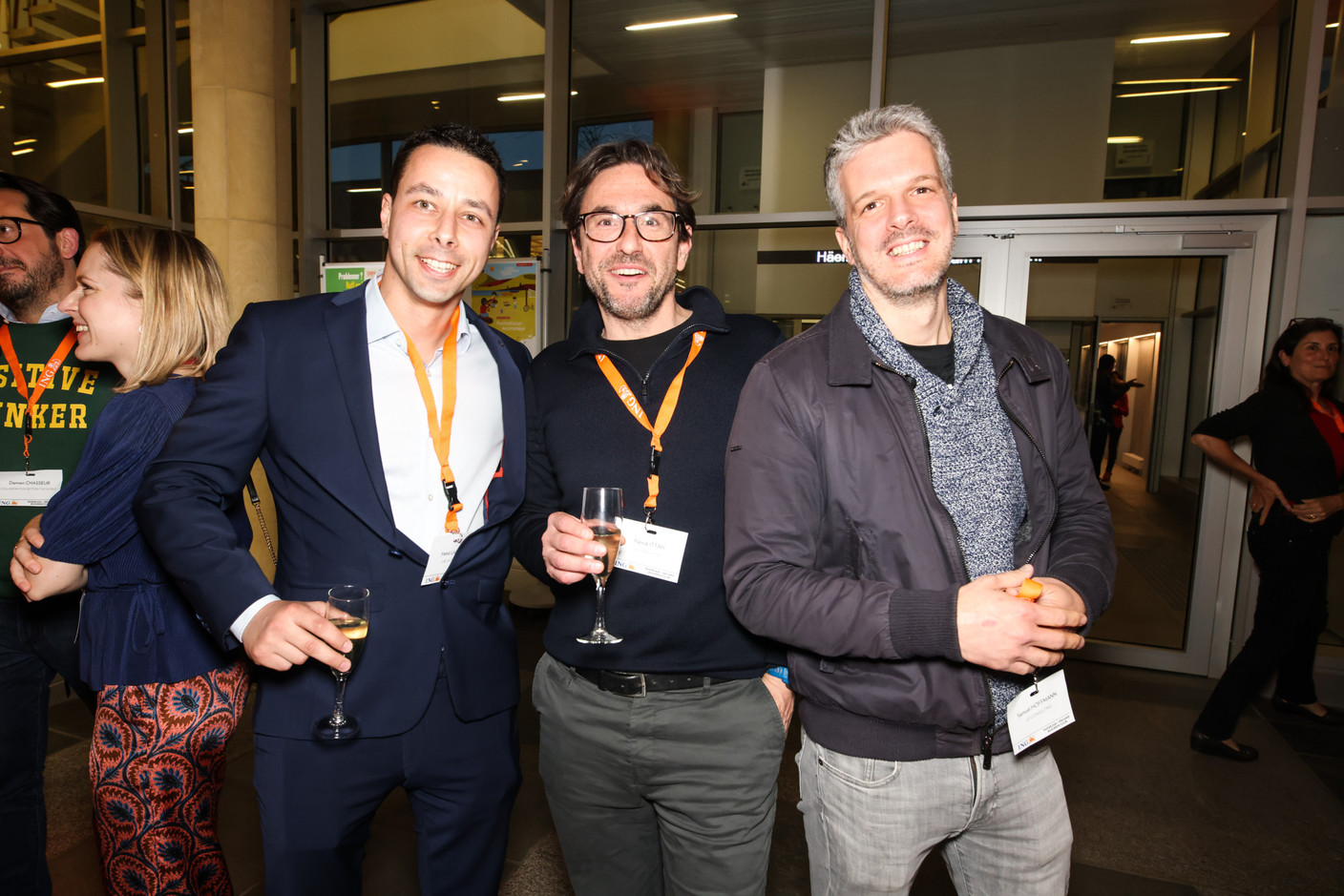 Mehdi Laamari (KBC Autolease), Patrick Ittah et Samuel Hoffmann (Up Consulting). (Photos: Eva Krins/Maison Moderne)