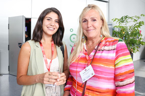 Rahela-Silva Ardeeru et Amelie Porcher (Schelstraete Delacourt Associates). (Photo: Marie Russillo/Maison Moderne)
