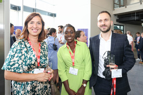 Nathalie Delebois (Delebois O'Donnell), Mary Appiah et Benjamin Bodson (Do Recruitment Advisors). (Photo: Marie Russillo/Maison Moderne)