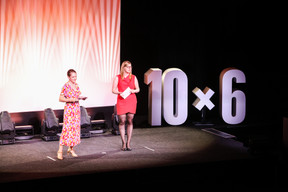 Virginie Laurent et Katarzyna Bialek (Paperjam+Delano Business Club). (Photo: Marie Russillo/Maison Moderne)