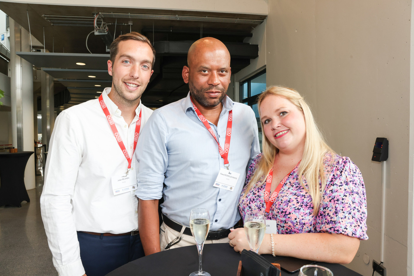 Julien Reijmen, Roland Rodrigues Ramos et Petra Major (IQE-Q). (Photo: Marie Russillo/Maison Moderne)