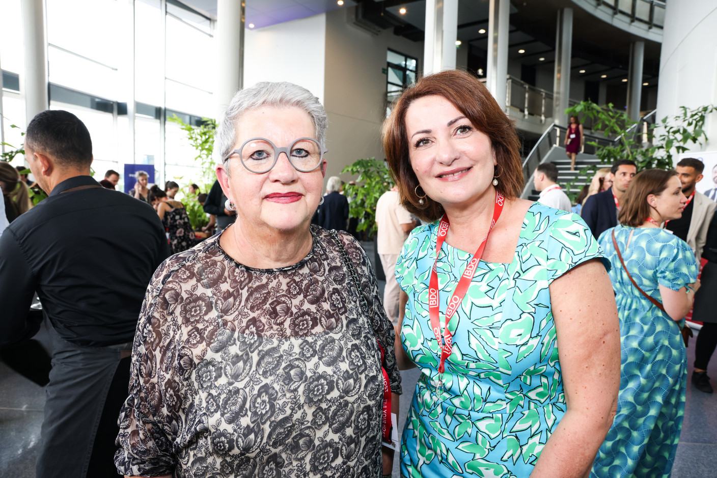 Sylvie Notarnicola (Maison Moderne) et Corinne Migueres (FFCEL). (Photo: Marie Russillo/Maison Moderne)
