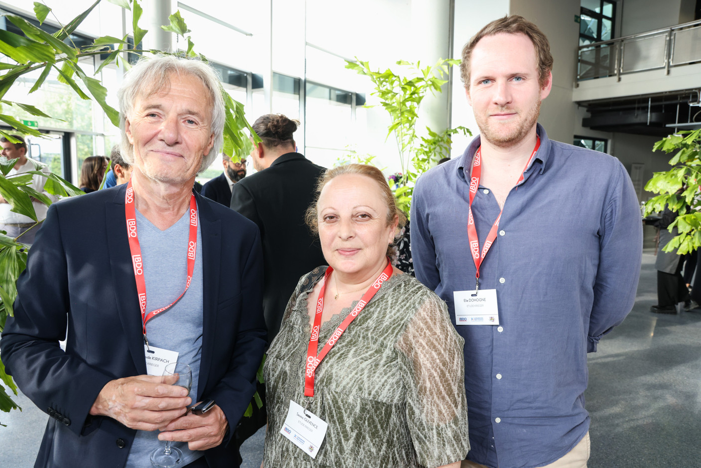 Jean-Claude Kirpach, Sevinc Guvence et Elie Dohogne (Etude Krieger). (Photo: Marie Russillo/Maison Moderne)