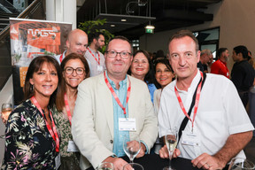 Anne Molinari (Etude Molinari), Geneviève Chabot (Coba), Sylvain Barrette (Delano), Herve Michel Collignon (E-Tic Consulting), Laure-Anne Bai-Mathis (Etude Bai-Mathis) et Pascal Dorban (SFC Conseil). (Photo: Marie Russillo/Maison Moderne)