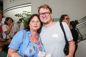 Laure-Anne Bai-Mathis (Etude Bai-Mathis) et Brian Bovi (Vingineers). (Photo: Marie Russillo/Maison Moderne)