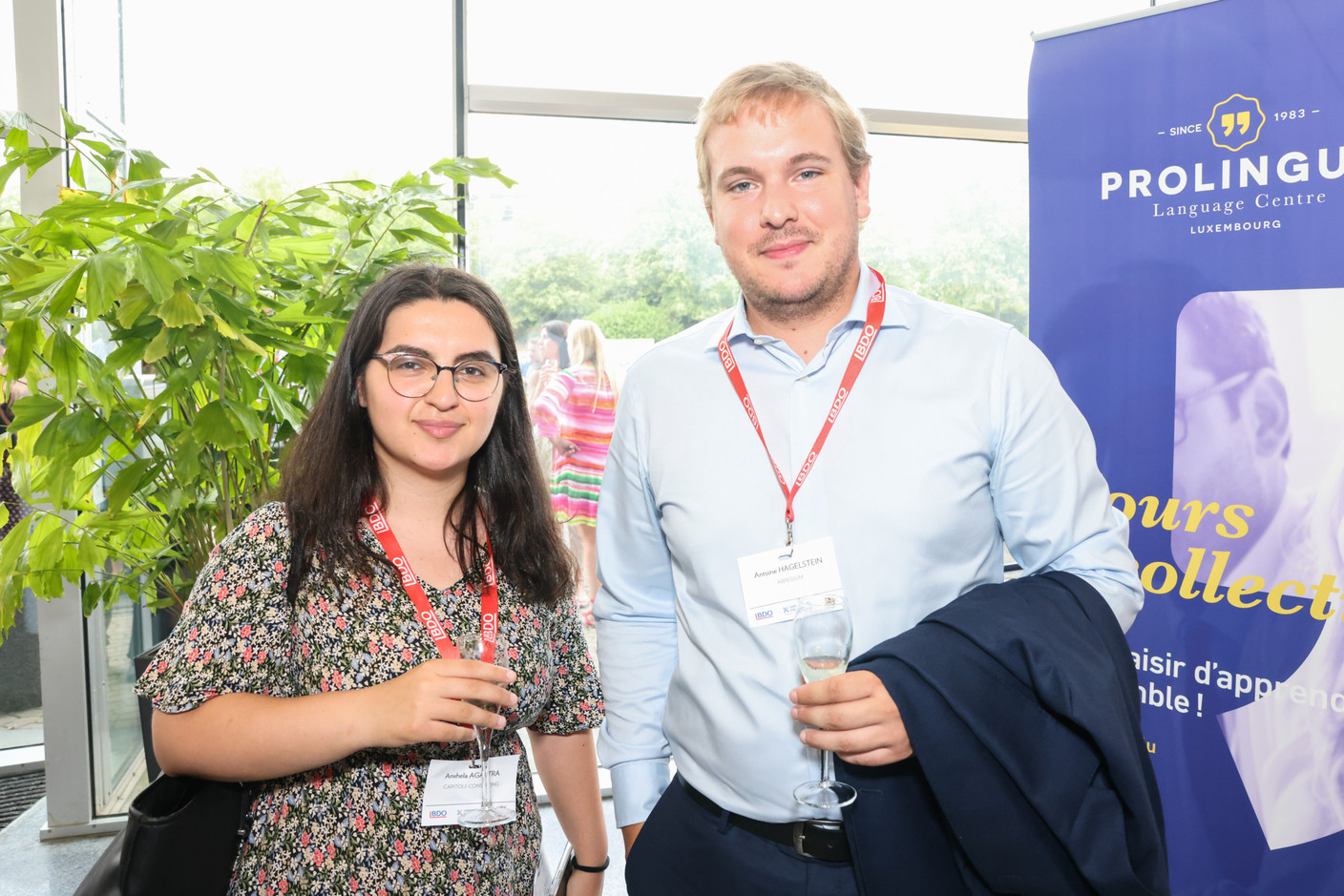 Anxhela Agastra (Capitole Consulting) et Antoine Hagelstein (Arpegium). (Photo: Marie Russillo/Maison Moderne)