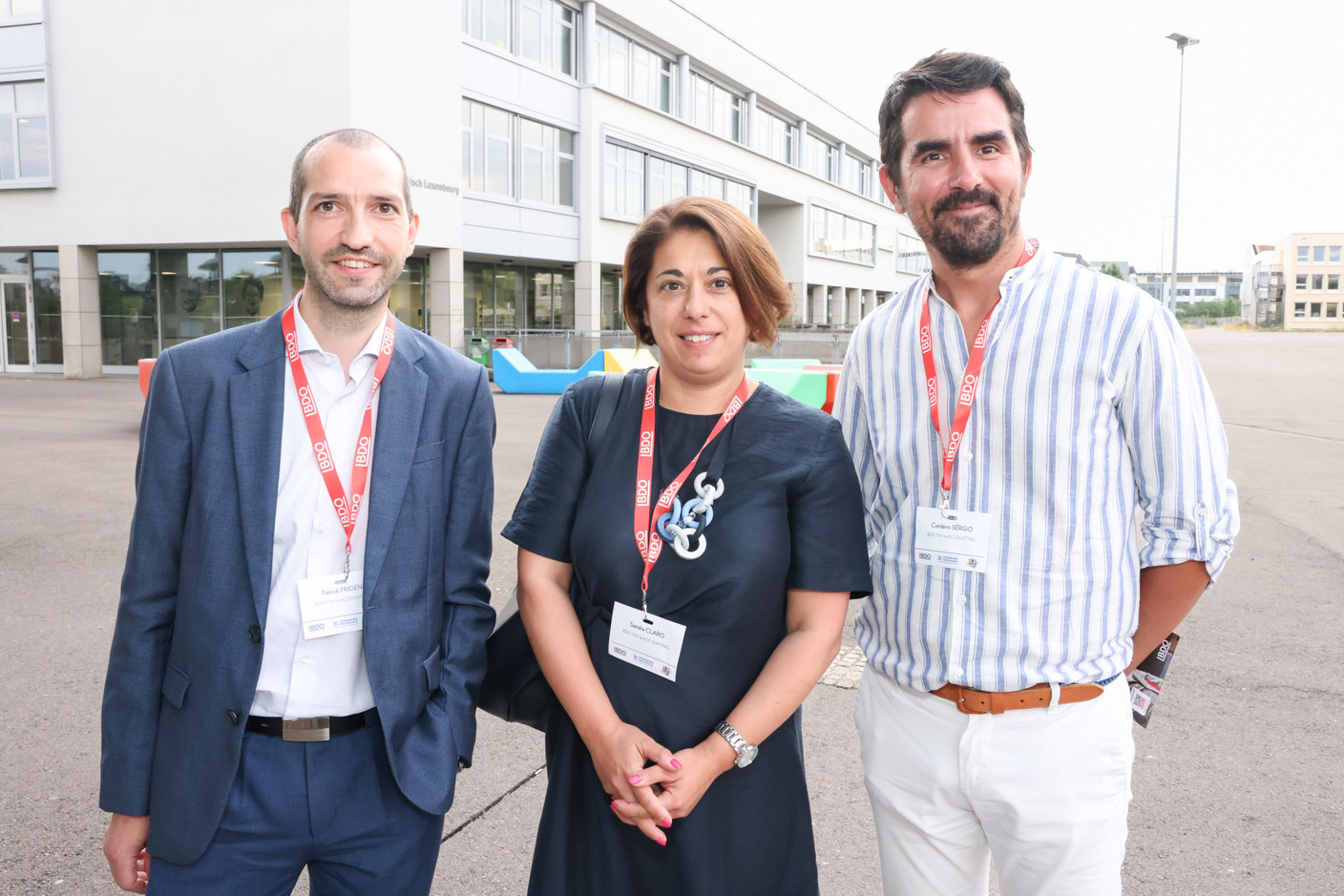 Patrick Friden, Sandra Claro et Coreido Sérgio (BDO Tax & Accounting). (Photo: Marie Russillo/Maison Moderne)
