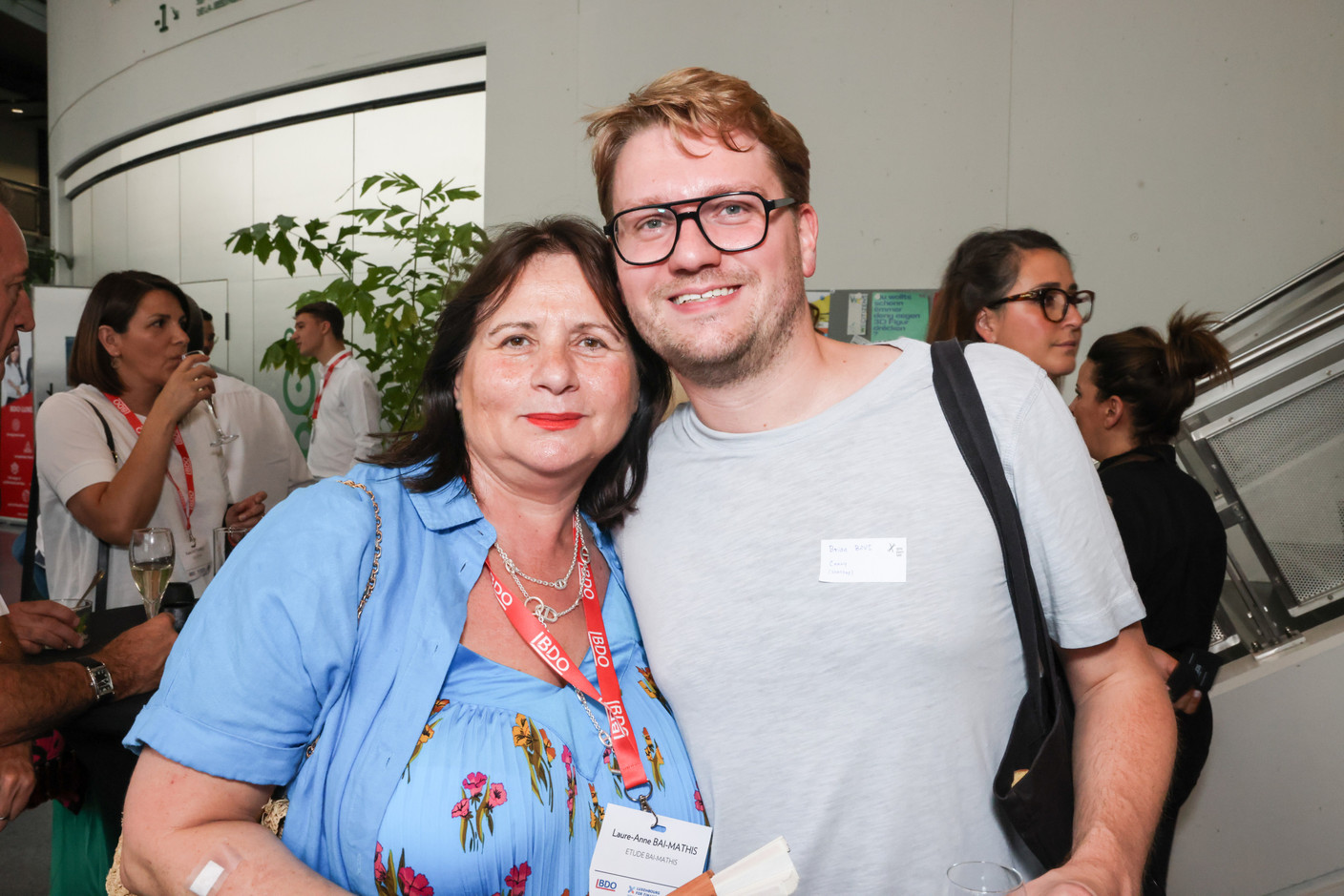 Laure-Anne Bai-Mathis (Etude Bai-Mathis) et Brian Bovi (Vingineers). (Photo: Marie Russillo/Maison Moderne)