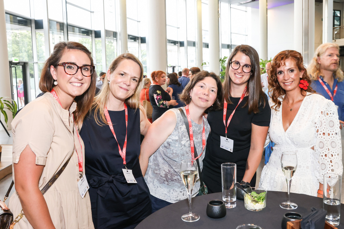 Aurea Patricio, Armelle Kails, Stefanie Kubel, Joya Blum et Michèle Schmit (CFL). (Photo: Marie Russillo/Maison Moderne)