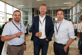 André Paymal (Croix-Rouge Luxembourgeoise), Xavier Musin et Philippe Mars (IKO Real Estate). (Photos: Eva Krins/Maison Moderne)