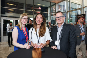 Katarzyna Bialek (Paperjam+Delano Business Club), Carlotta Galizio (Samsung Electronics) et Joachim Herrmann (International School of Luxembourg). (Photos: Eva Krins/Maison Moderne)