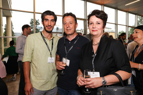 Teddy Minvielle, Laurent Hardy et Chantal Baumann (M3 Architectes). (Photos: Eva Krins/Maison Moderne)