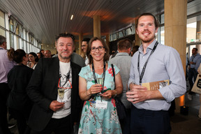 Eric Peiffer (CPO by chapier office), Bianca Hassmüller et Vincent Kornatowski (ISG Luxembourg). (Photos: Eva Krins/Maison Moderne)