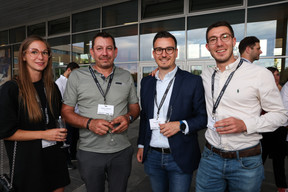 Emilie Scheidt (Savile.Law), Stephane Knepper (Grohe NV), Louis Delmay et Enrick Exposito (Managea). (Photos: Eva Krins/Maison Moderne)