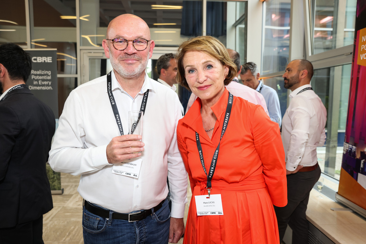 Frank Rosenbaum (CBRE) et Marie Lucas (M3 Architectes). (Photos: Eva Krins/Maison Moderne)