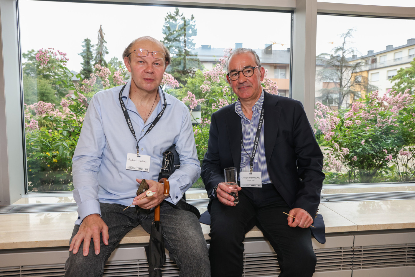Vladimir Furdui et Christophe Tribouillard (Luxfactory). (Photos: Eva Krins/Maison Moderne)