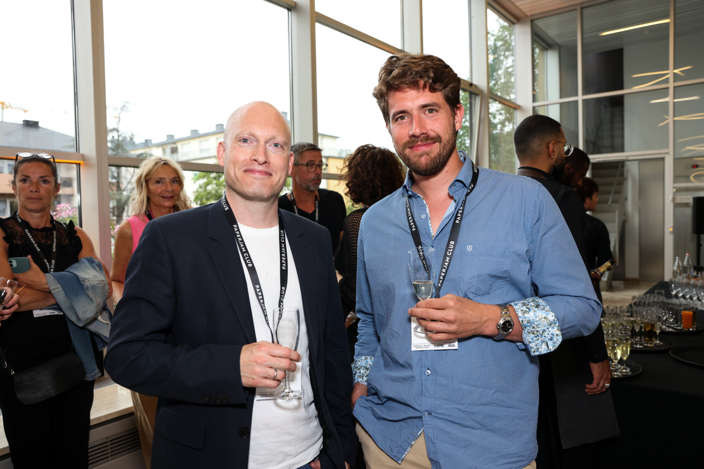 Yannick Lang (Banana Republic Office) et Paul Hemmen. (Photos: Eva Krins/Maison Moderne)