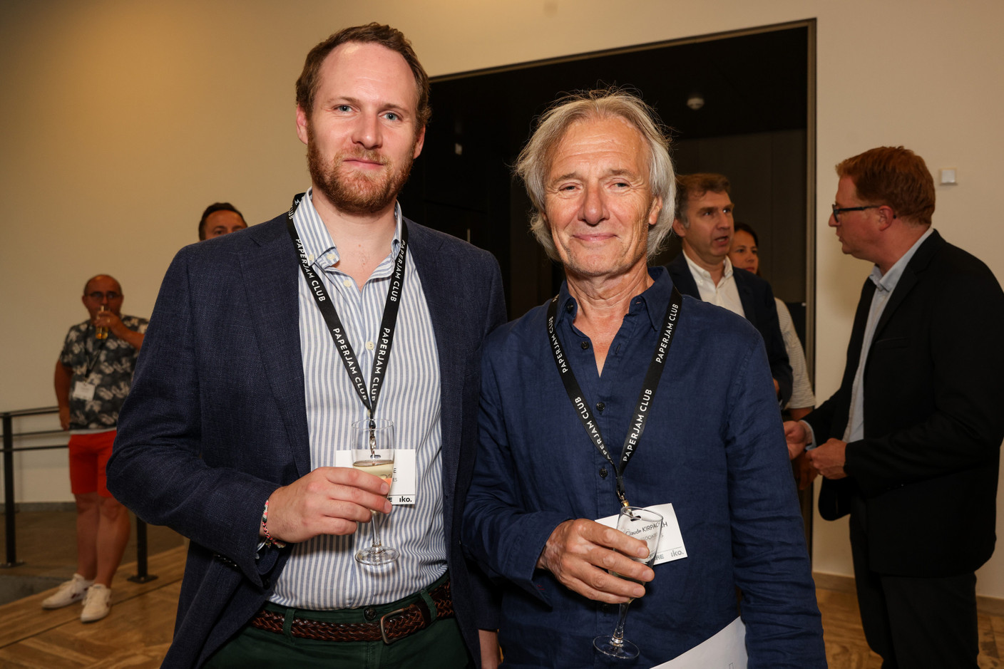 Jean-Claude Kirpach et Elie Dohogne (Krieger Associates). (Photos: Eva Krins/Maison Moderne)
