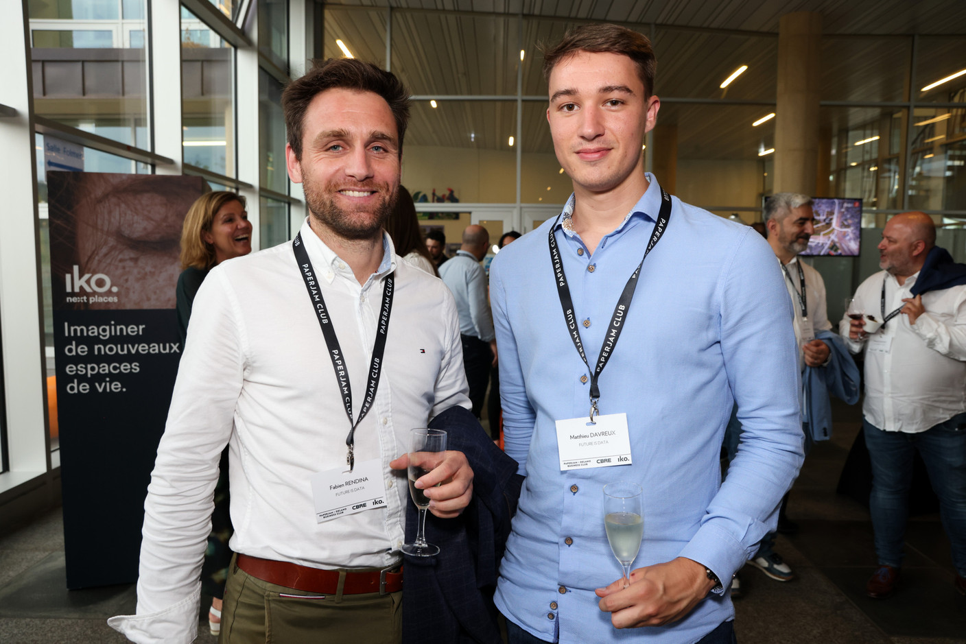 Fabien Rendina et Matthieu Davreux (Future is Data). (Photos: Eva Krins/Maison Moderne)
