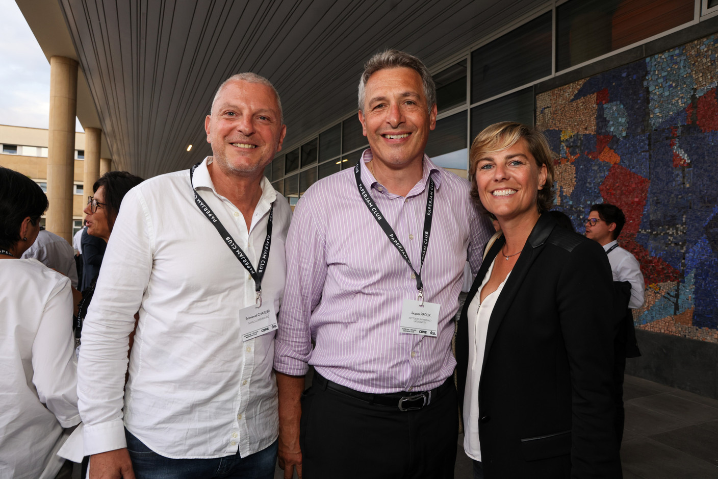 Emmanuel Charlier (Savills Luxembourg), Jacques Piroux (Act Today/Powerdale/Latour&Petit) et Sandrine Bareel (BPI). (Photos: Eva Krins/Maison Moderne)