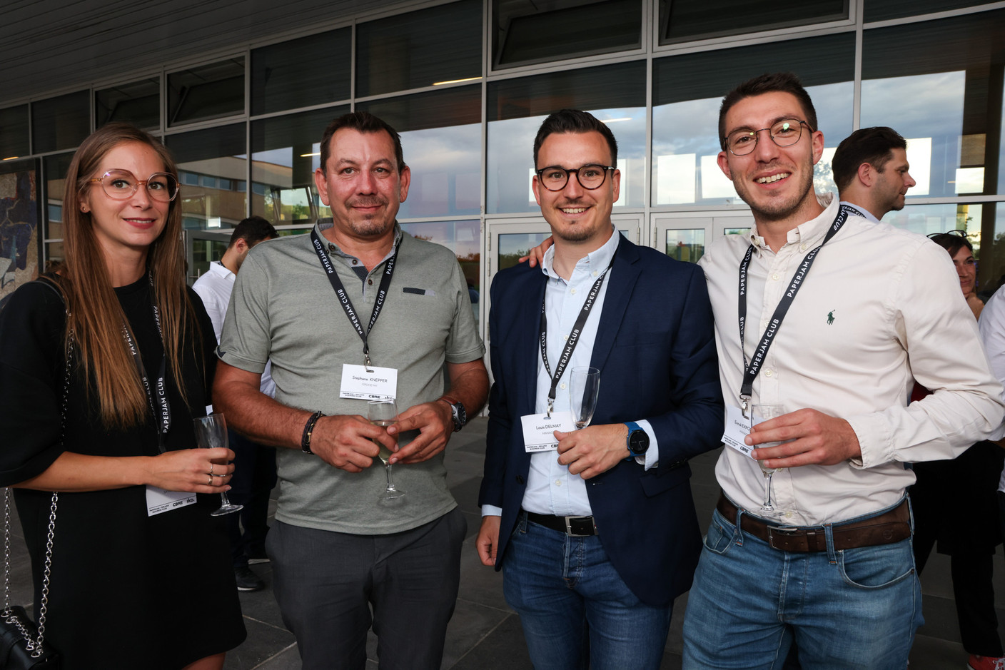 Emilie Scheidt (Savile.Law), Stephane Knepper (Grohe NV), Louis Delmay et Enrick Exposito (Managea). (Photos: Eva Krins/Maison Moderne)