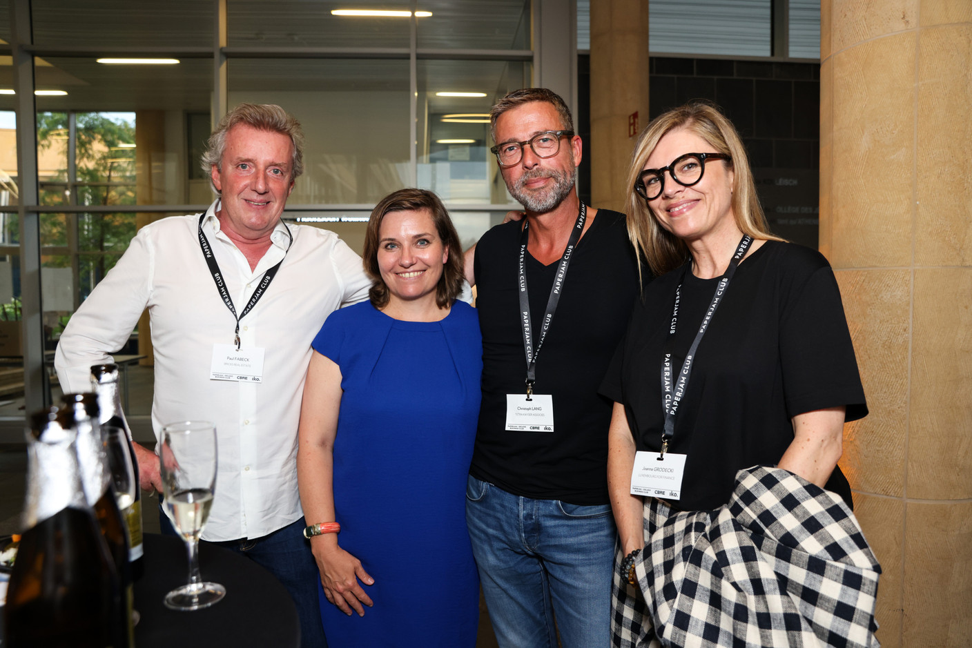 Paul Fabeck (Bricks Real Estate), Céline Coubray (Paperjam Architecture+Real Estate), Christoph Lang (Tetra Kayser Associés) et Joanna Grodecki (Luxembourg For Finance). (Photos: Eva Krins/Maison Moderne)