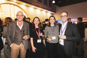 Vincent Bechet (Inowai), Emmanuelle Thivollard (Maison Moderne), Rita Luz (Bil) et Guy Benzeno (Center Stage) (Photo: Patricia Pitsch/Maison Moderne)