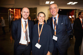 Alessandro Di Roberto (YT Investor Services), Violaine De Maximy, Bob Kneip (Kneip) ((Photo: Jan Hanrion / Maison Moderne))