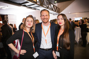 Dominique Carbon (Talentlers), Stéphane Compain (LuxRelo) et Alison Didier (Talentlers) ((Photo: Jan Hanrion / Maison Moderne))