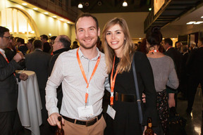Julien Bertucci (SNHBM) et Céline Lellig (Aviva Investors) ((Photo: Jan Hanrion / Maison Moderne))