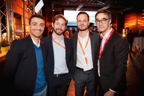Richard Karacian (Maison Moderne), Mikael Petitjean (Hld Associés Europe), Anthony Civico (Eversheds Sutherland), et Julien Delpy (Maison Moderne) ((Photo: Jan Hanrion / Maison Moderne))