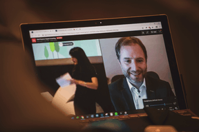 Julie Lhardit (Maison Moderne) et Nicolas Deltour (Candriam Luxembourg) ((Photo: Patricia Pitsch / Maison Moderne))